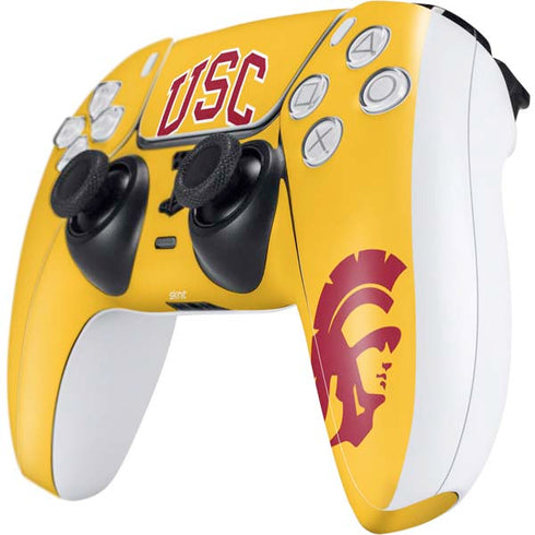 University of Southern California USC Trojans Yellow PS5 Controller Skin
